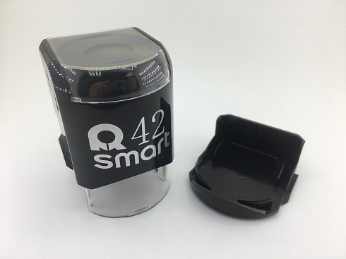 Оснастка для печати автоматическая GRM SMART R42, пластиковая со штемпельной подушкой, Изготовление печатей и штампов в Самаре.